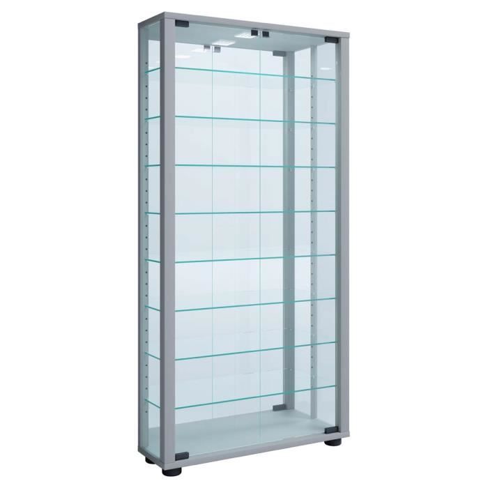 VitrosaMaxi citrine accroché au mur avec miroir 2 portes en verre Incl. lumières LED couleur argent. VitrosaMaxi citrine accroché au mur avec miroir 2 portes en verre Incl. lumières LED couleur argent.