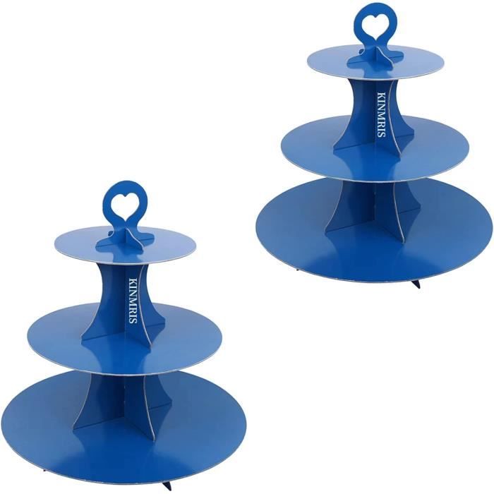 FELTECHELECTR 1 Lot De 3 Plateaux à Gâteaux En Papier Pour Décoration De Table De Mariage