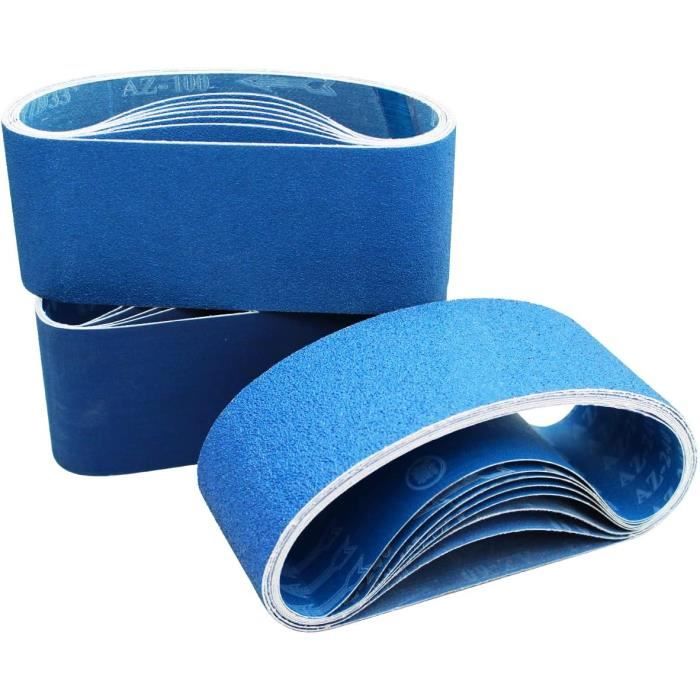 Silverline Bandes Abrasives 100x610mm Grain 120 - Lot De 5 - Pour Bois/Peinture/Métal