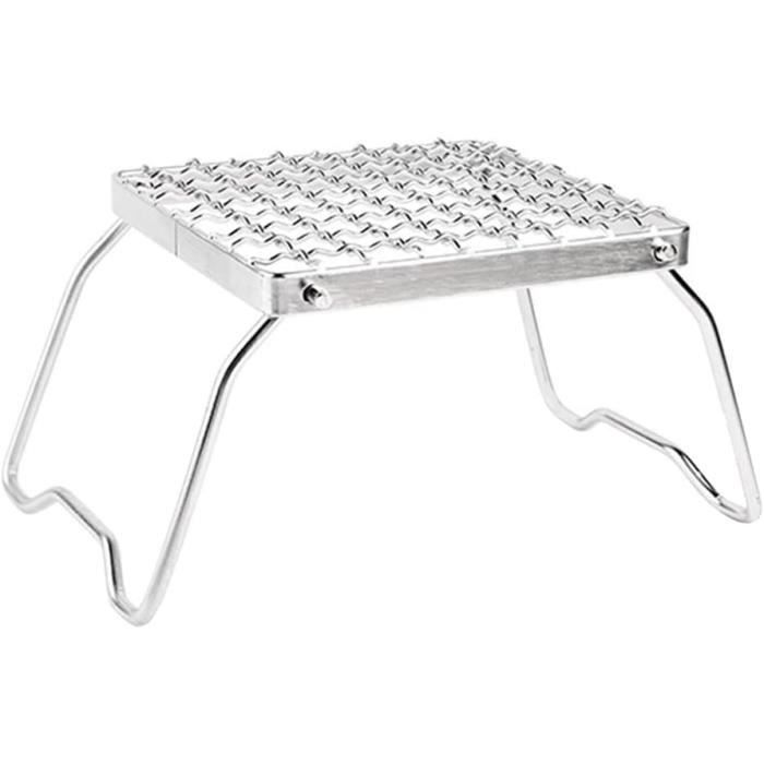 Oreb Grille-Pain de Camping, Grille-Pain Pliable en Acier Inoxydable