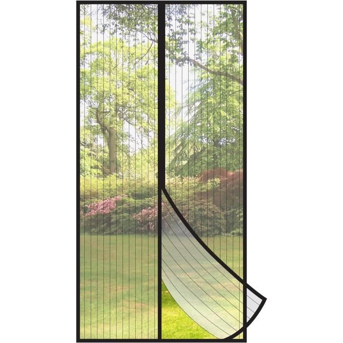 Moustiquaire Porte Fenetre Magnetique 100x210 Cm Rideau De Porte Anti