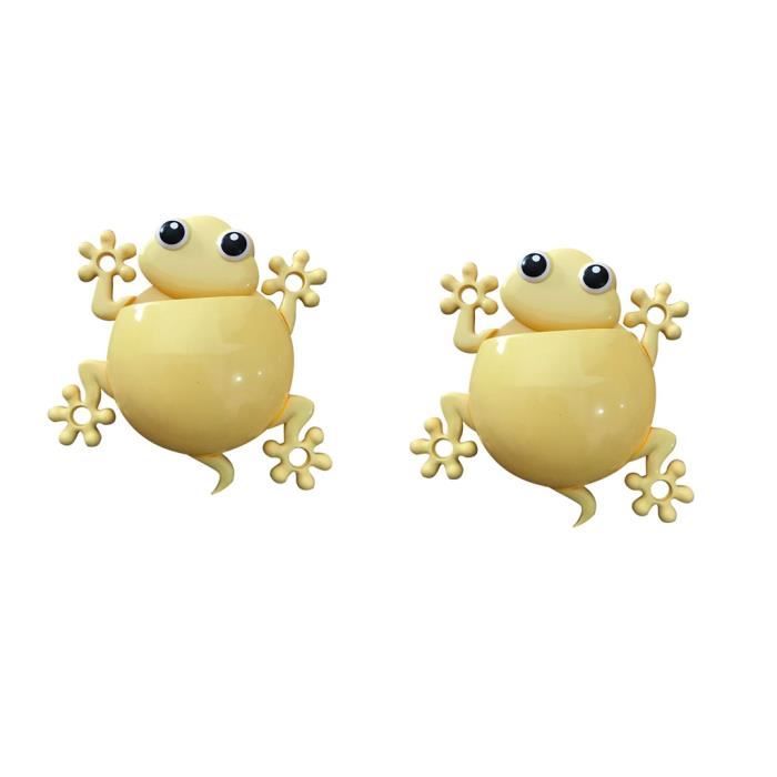 ICM 2 PCS Boîtes de rangement de brosse à dents de dessin animé simple avec 