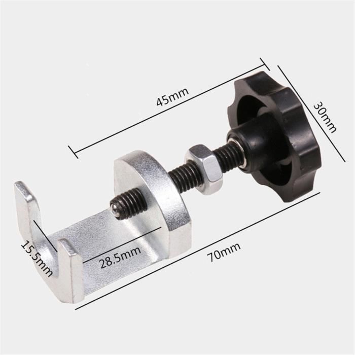 Yaootely Essuie-Glace de Pare-Brise de Voiture Outil de Retrait de Retrait de Bras Extracteur de mecanique du Verre 15mm