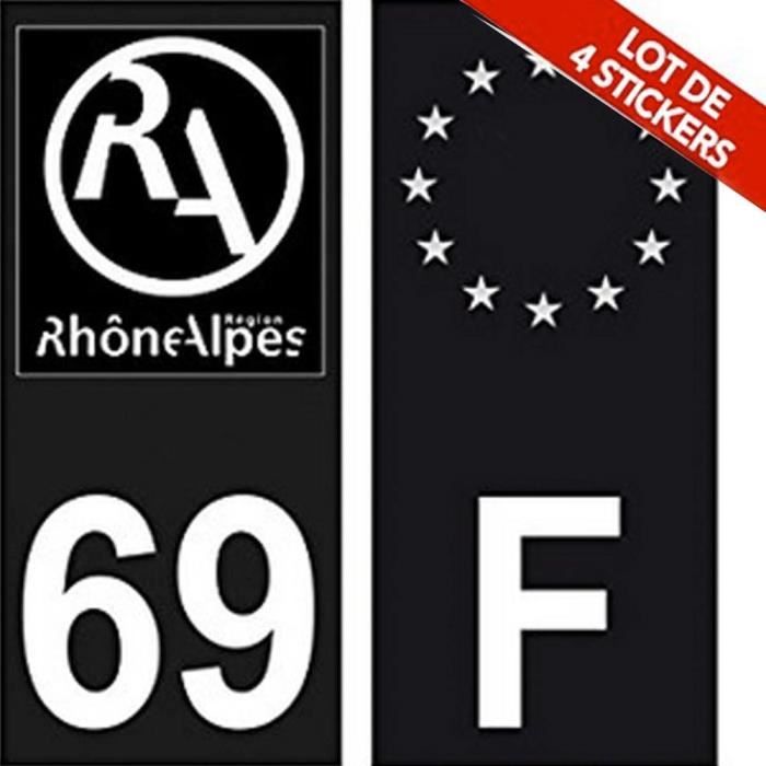 Autocollant Plaque Immatriculation 974 Achat Vente Pas Cher