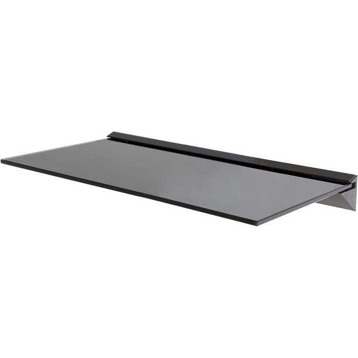 20CM, Noir) Etagere Salle De Bain Sans Percage, Noir Étagère Murale, Métal Etagere De Douche 20cm, Decoration Étagère Flottante Pour Salon | Leroy Merlin