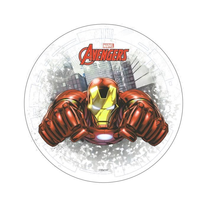 Lot De 6 Disque Azyme Iron Man Avengers Taille Unique Decoration Et Accessoires De Fete Animation Festive Anniversaire Cdiscount Maison