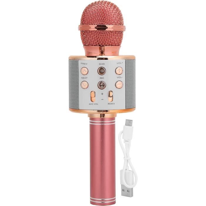 Microphone Karaoké sans Fil Bluetooth, Microphone Karaoké pour