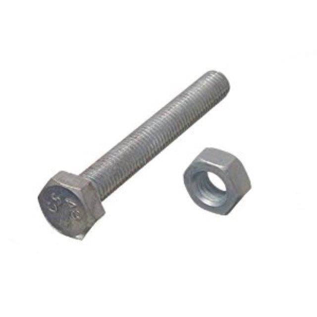 Boulon à Tête Hexagonale Boulon m10 x 50 ACIER inoxydable a2 x10 Pièce Boulon à Tête Hexagonale Boulon m10 x 50 ACIER inoxydable a2 x10 Pièce