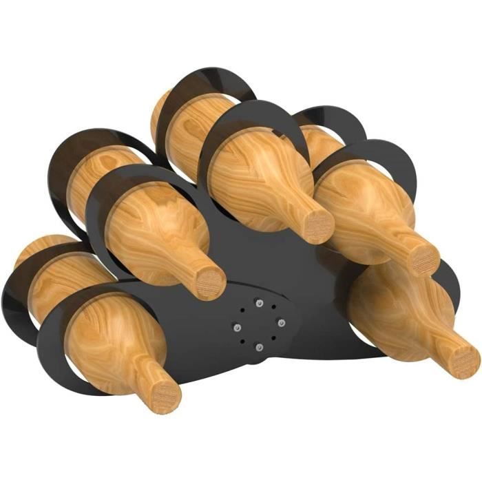 2 Pièces Porte Bouteille Vin, Rangement Bouteille En Métal, Porte