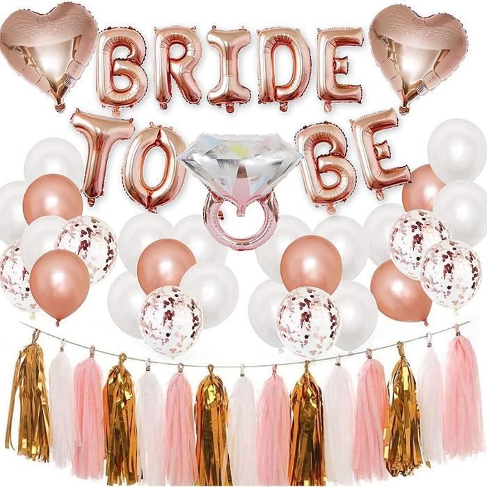 Décoration Evjf, Kit De Ballon Bride To Be Décoration Enterrement De