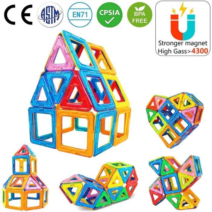 Ensemble de boules et de tiges magnétiques, blocs de construction  magnétiques éducatifs, jouet d'apprentissage précoce pour enfants -  Cdiscount Jeux - Jouets