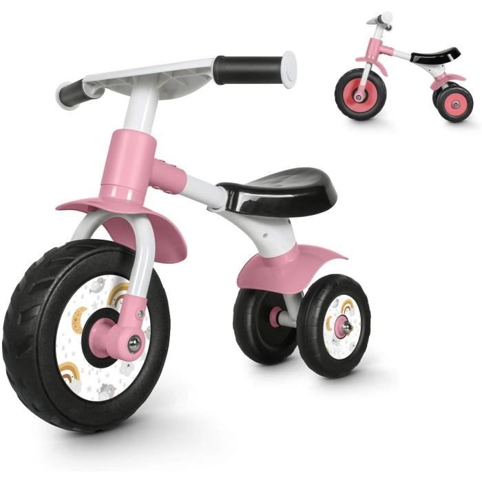 Besrey Draisienne Bebe Velo Bebe Sans Pedales Pour Garcons Filles 10 24 Mois Rose Cdiscount Jeux Jouets