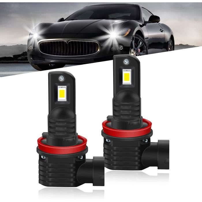 2x H1 100W LED Ampoule Voiture Blanc anti-brouillard lumière -TUN -  Cdiscount Auto