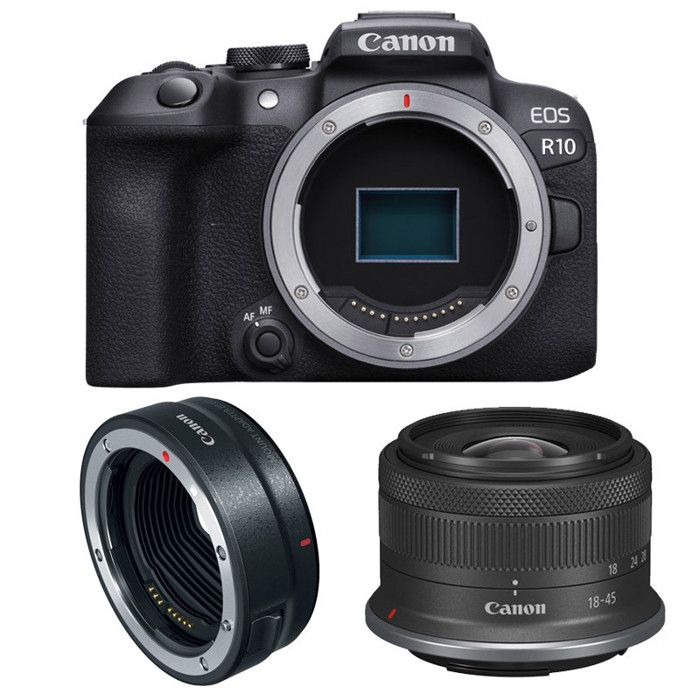 Appareil photo Hybride EOS R10 + RF 18 45mm F4.5 6.3 IS STM - vue 7