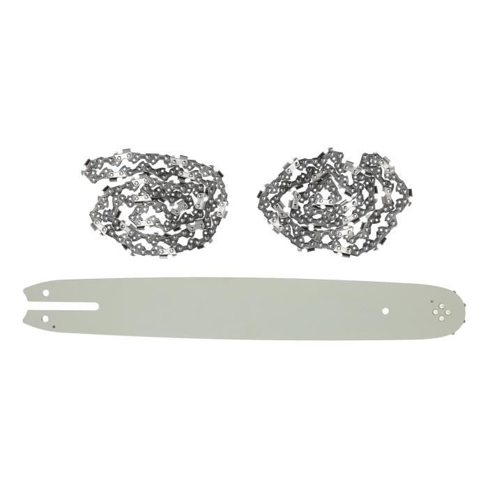 Chains De Tronçonneuse SECURA 38cm Pas 0.325' 64 Mailles 1.3mm - Lot 4 Chaînes + 1 Guide, Compatible Husqvarna