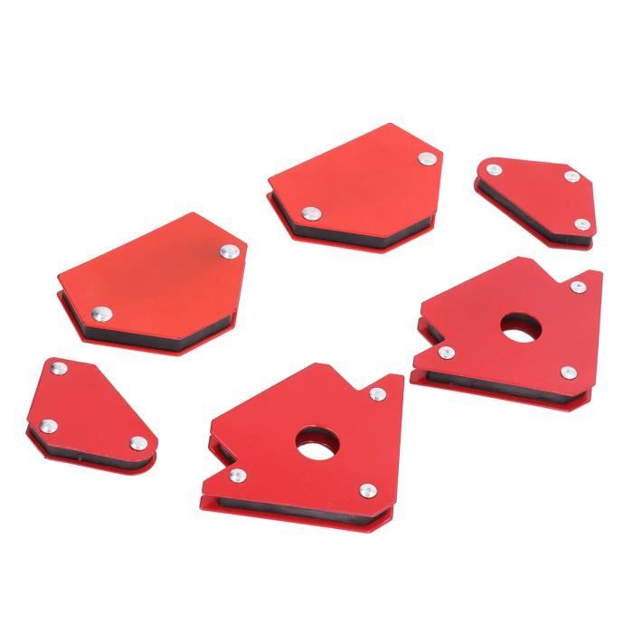 6 Aimants Soudeur 11.3kg - Positionneurs Multi-angles Pour Soudure