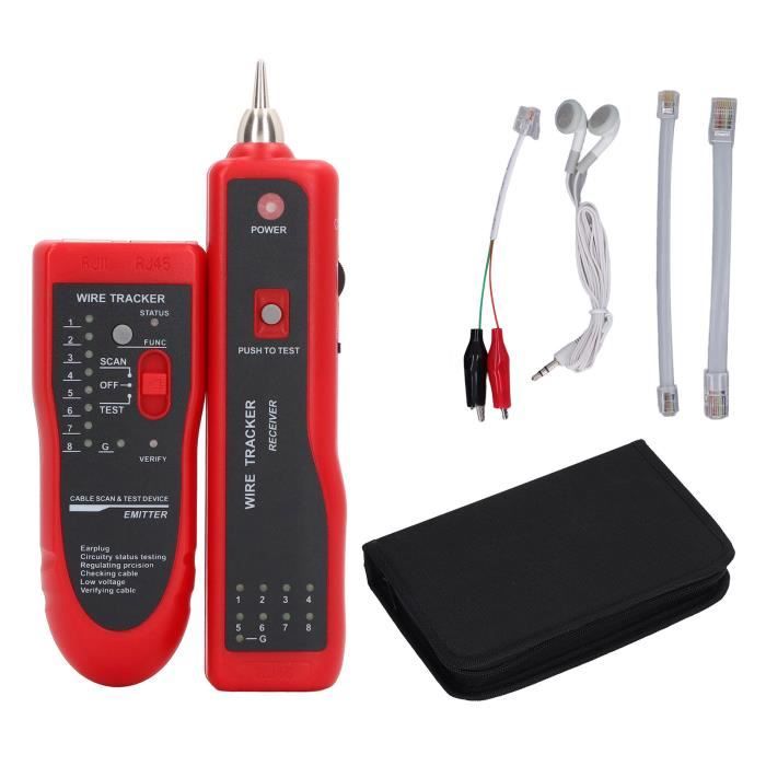 Traceur De Câble Portable Détecteur Électrique Avec Batterie - Testeur Réseau RJ11 Téléphonique