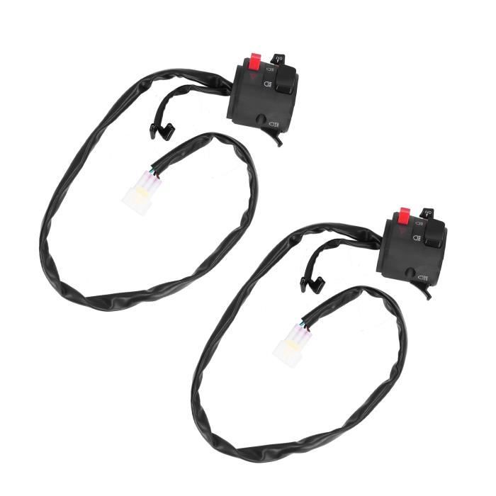 Télécommande Étanche Pour Guidon De Moto - Contrôle Sans Fil Bluetooth 10m, Charge Type-C - Compatible Toutes Motos