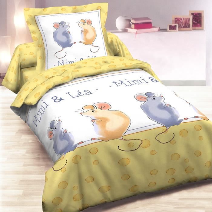 Draps de Lit Linge de Lit Drap Parure de Lit Coeur Lit 1 Personne 90x190