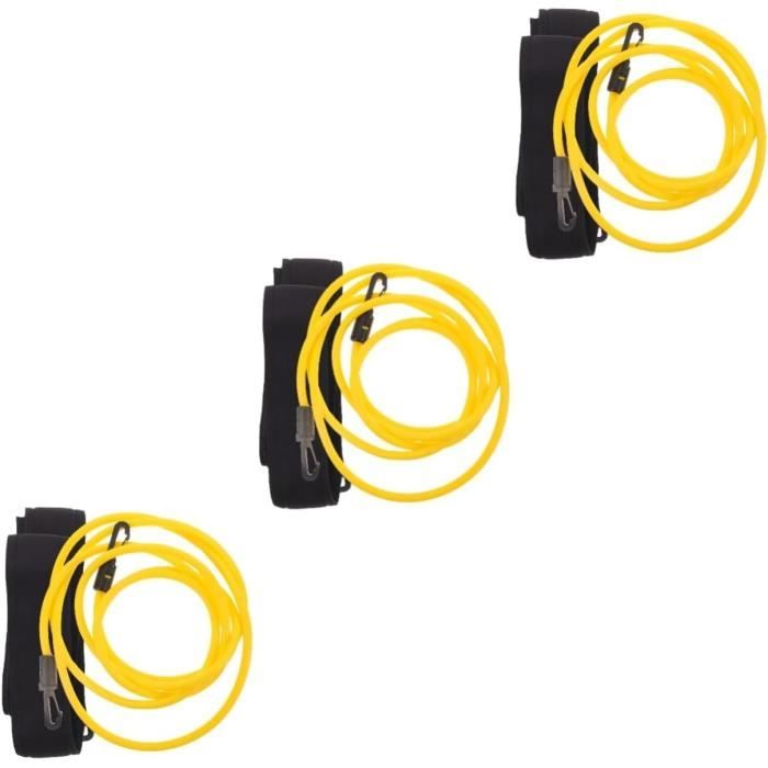 Ceinture De Résistance Pour Natation – Élastique Réglable 2,5 à 7,5 M, Pour Adultes Et Enfants, Avec Sac De Rangement
