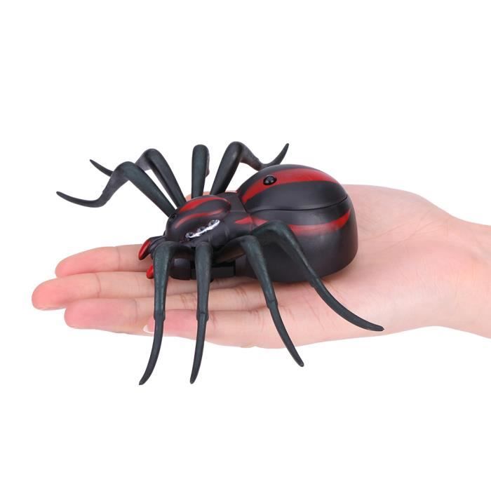 Caméléon Robot Télécommandé - Rampe Au Sol Et Sur Les Murs - Yeux LED Lumineux - Pour Enfants - USB Inclus - 13