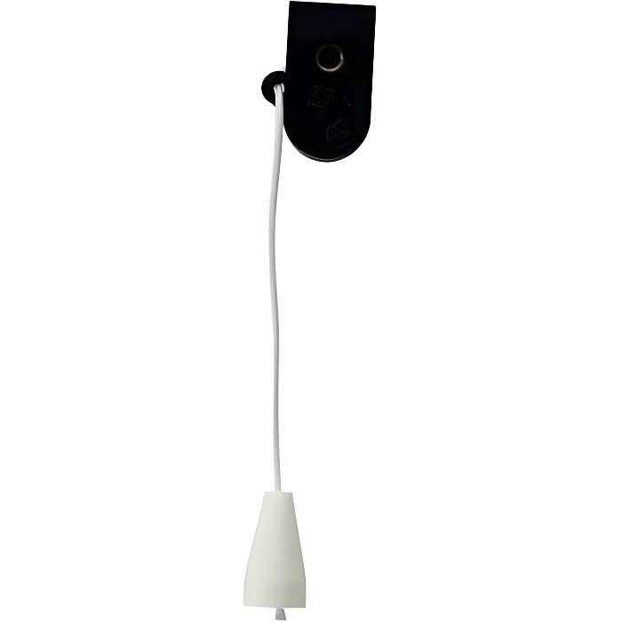 Interrupteur à Tirette avec Cordon, 2 Pieces Lnterrupteur à Tirette,  Interrupteur Mini pour Lampe, 2A 250V, Noir
