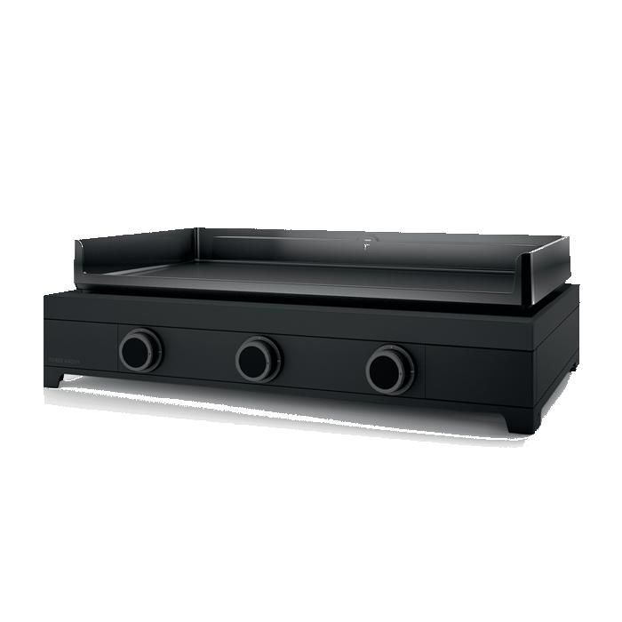 Plancha - FORGE ADOUR - MODERN G 75 A N - Fonte émaillée 744x42 cm - 6000 W - 3 brûleurs