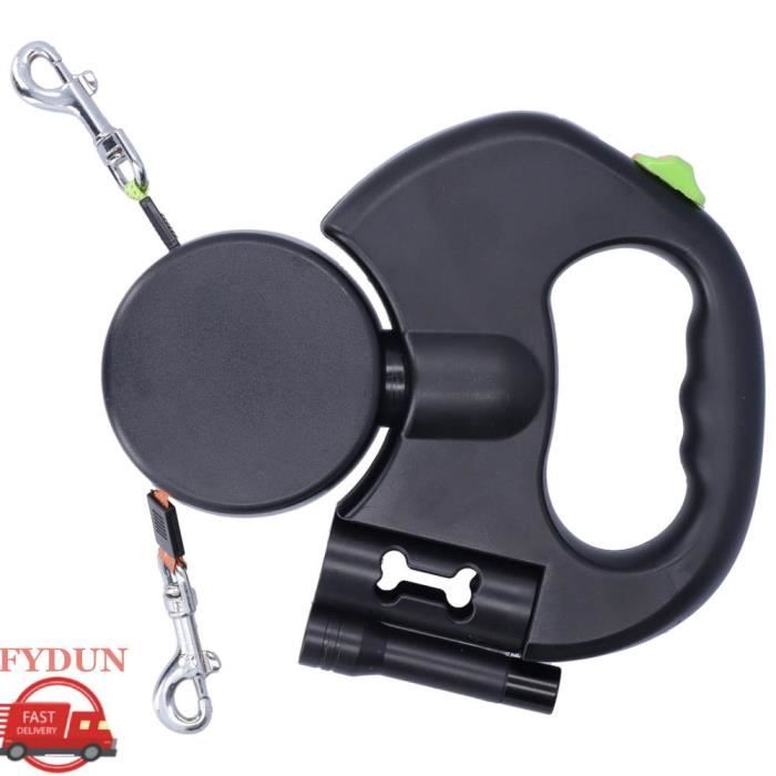Comparer les prix de Laisse extensible pour chien, laisse rétractable automatique pour animaux de compagnie, laisse pour chien Double rétractable,