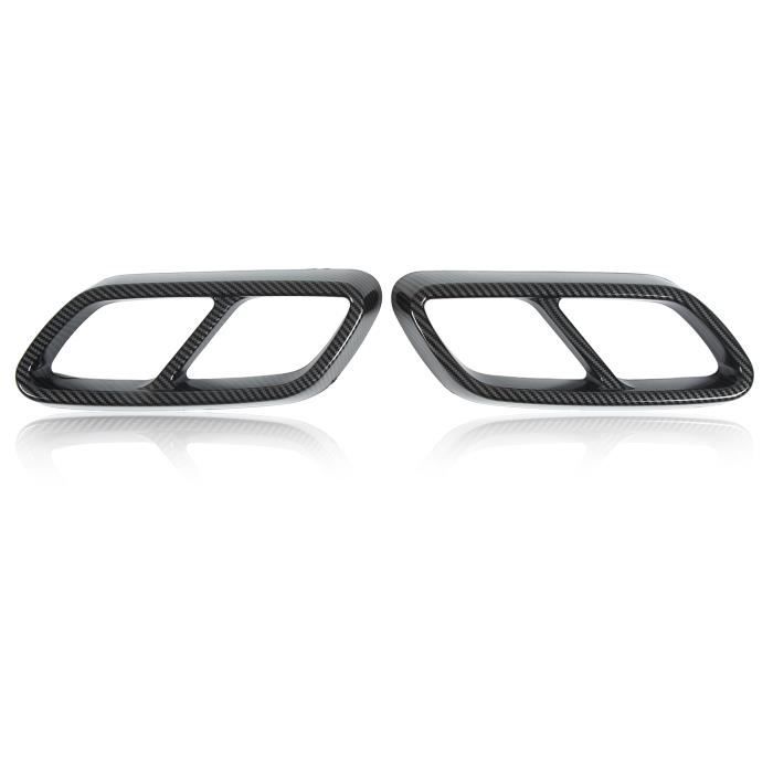 Cache Échappement Mercedes - Couvertures Silencieux Noir Pour GLC Classe E C207 Coupé 2014-2017