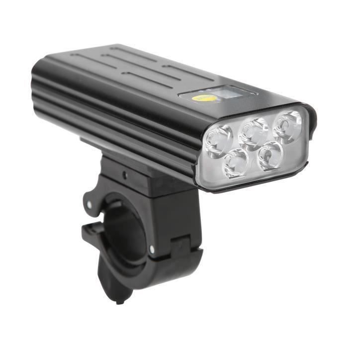 Kit éclairage Vélo Rechargeable USB – Phare Avant Super Lumineux 3 Modes – 54,5x70mm