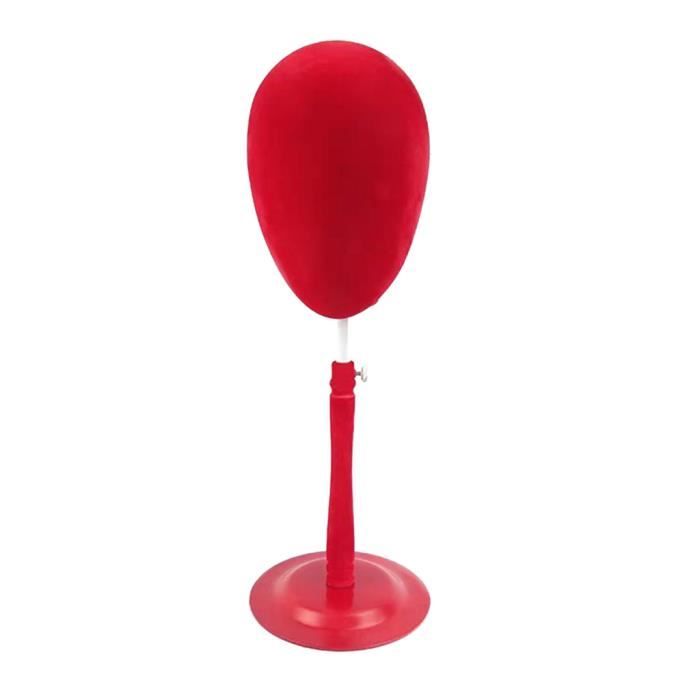 Tête De Mannequin Enfant Avec Base En Bois - Support Pour Chapeaux & Perruques - Hauteur 31/39/49 Cm - Tour De Tête 50 Cm
