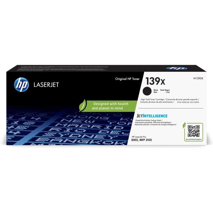 HP Cartouche de Toner authentique W1390X grande capacité pour HP LaserJet Pro 30013002300330043101310231033104