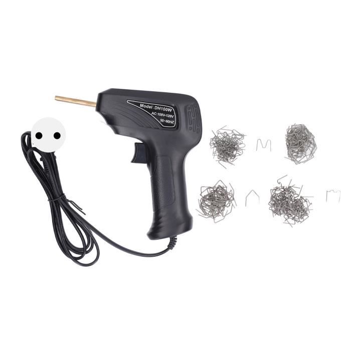 Pistolet Soudeur Plastique Pour Pare-chocs - Torche Chauffage Rapide 400°C - Avec Agrafes - Réparation Auto/moto