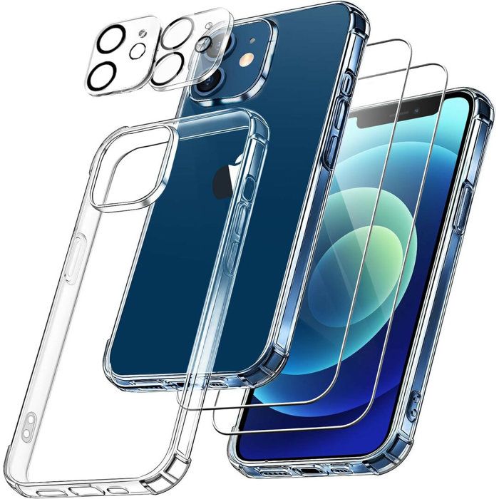 Pack Coque Silicone Noire + Verre Trempé Pour Xiaomi Mi 11i - Marque Little Boutik, Neuf
