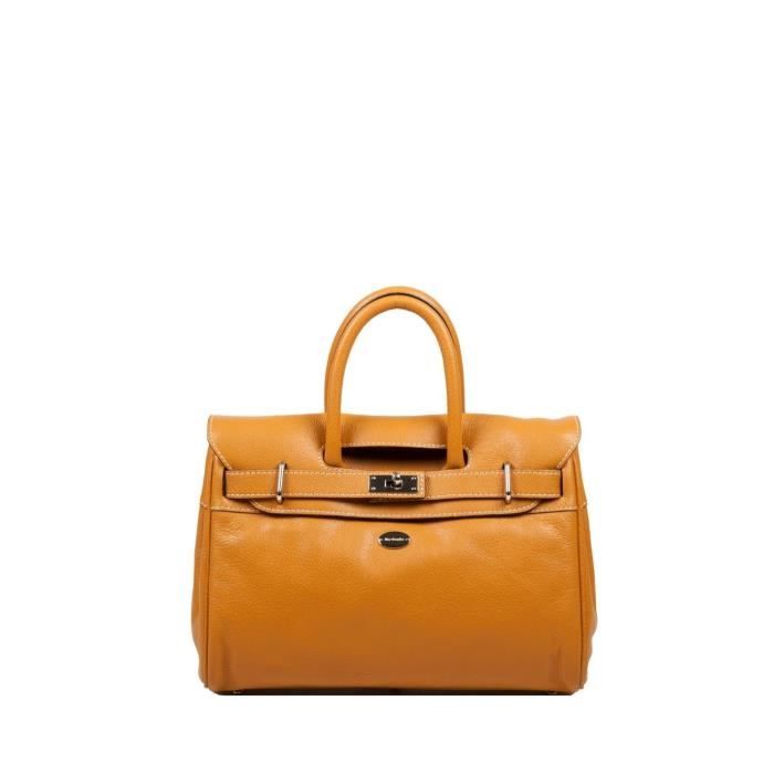 Sac A main Pyla Buni Mac Douglas Ref 23066 81O Safran Or Jaune