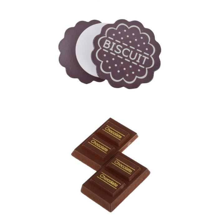 Chocolat Aimant Coupe Jouet Magnétique Aliments Gâteau Bois Semblant Jouets éducatif Cadeau Enfant Divers 