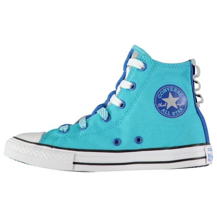 converse enfant bleu turquoise