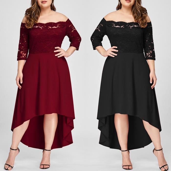 robe cocktail taille plus