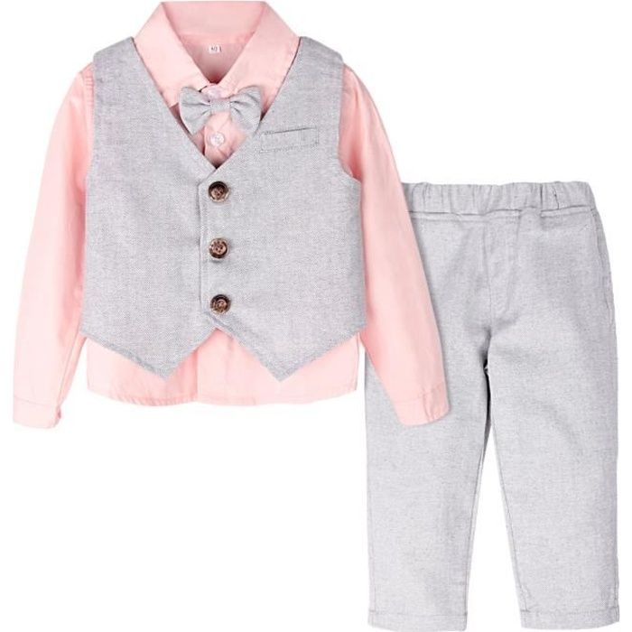 Mintgreen Vetements Bebe Garcon Mariage Costume Tenue De Smoking Formel Rose 3pcs Rose Cdiscount Pret A Porter Mintgreen Vetements Bebe Garcon Mariage Costume Tenue De Smoking Formel Rose 3pcs Rose Cdiscount Pret A Porter