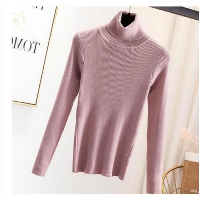 Pull en Maille Femme rose
