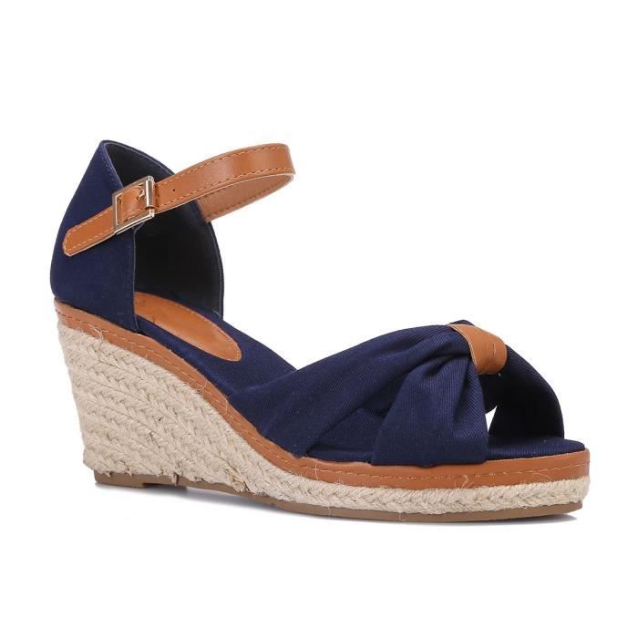 sandales bleu marine