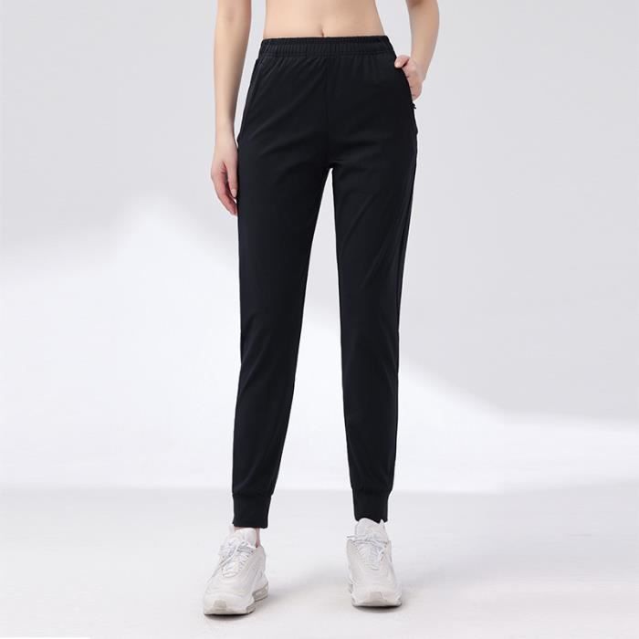 Pantalon de Sport Femme Décontracté en Coton Respirant avec Poches - Gris  Gris - Cdiscount Sport