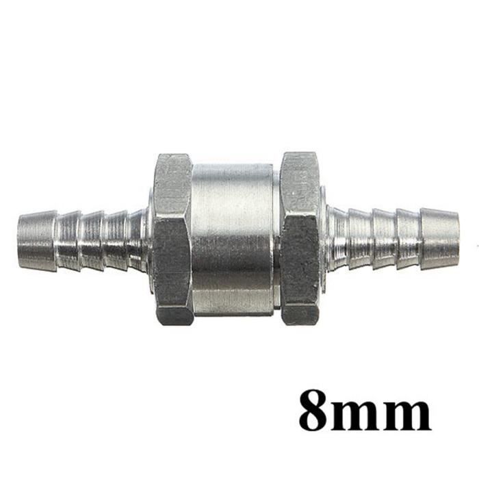 2 x 10 mm 3/8" One Way aluminium non retour Clapet anti-retour Essence Diesel Huile Eau 