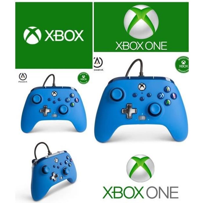 Manette Xbox One X + Pc Contrôleur De Jeu Microsoft Filaire 3m - vue 3