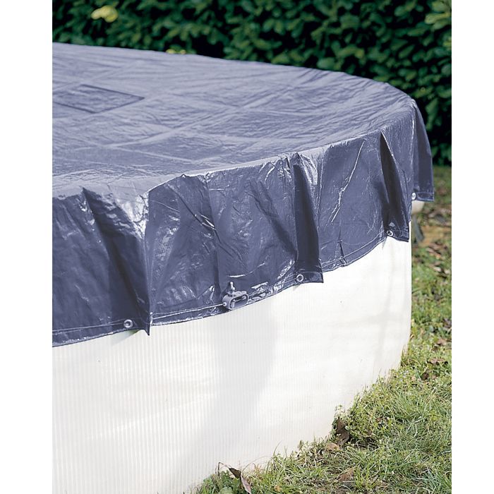 Werkapro B&acirc;che de Protection 140g/m2 pour Piscine Hors Sol Ronde