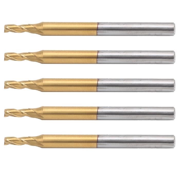Fraise En Bout 5pcs Fraise Etagée HSS Fraise à Lamer Metal Fraise En Bout 5pcs Fraise Etagée HSS Fraise à Lamer Metal