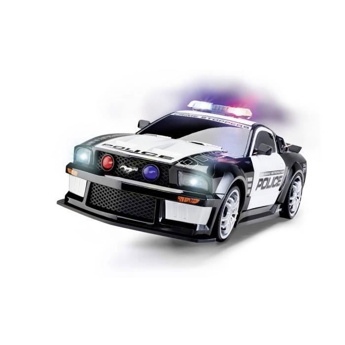 Voiture Télécommandée Robot Transformable Police - 2.4Ghz, LED, Télécommande - Jouet Enfant 8-16 Ans