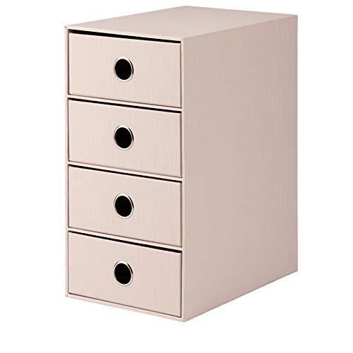 Rössler 15241382003 - Cacao - ladenbox 3 vakken voor DIN A4, 250 x 343 x 185 mm, van cacaopapier