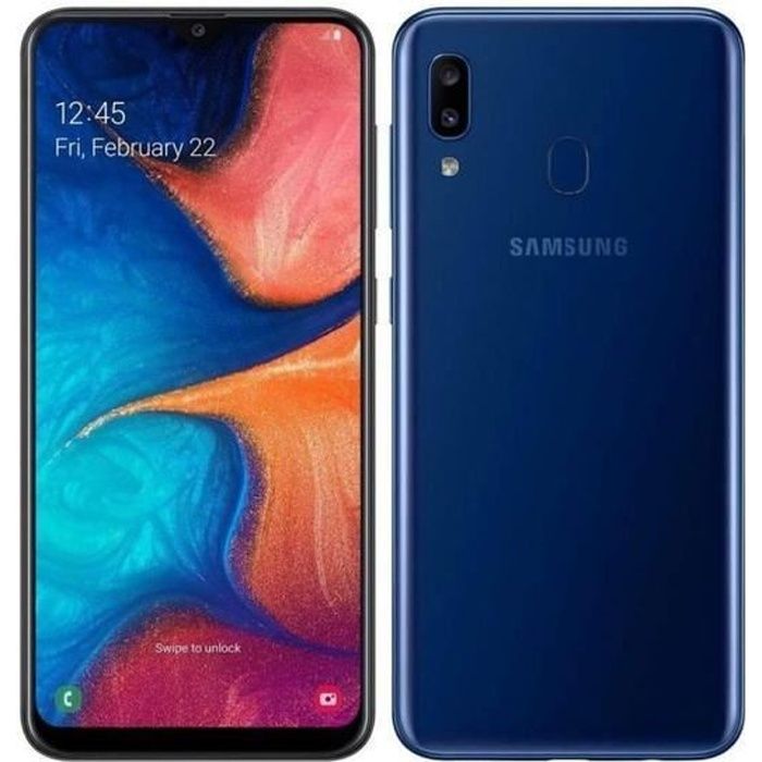 SAMSUNG Galaxy A20  32 Go Bleu