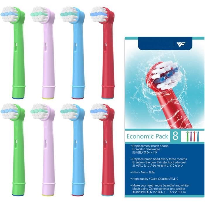 Recharges De Brosses à Dents Oral-B Braun - Lot De 4 à 20 Têtes, Neuves